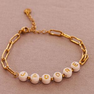 Gliederarmband "J'adore", gold